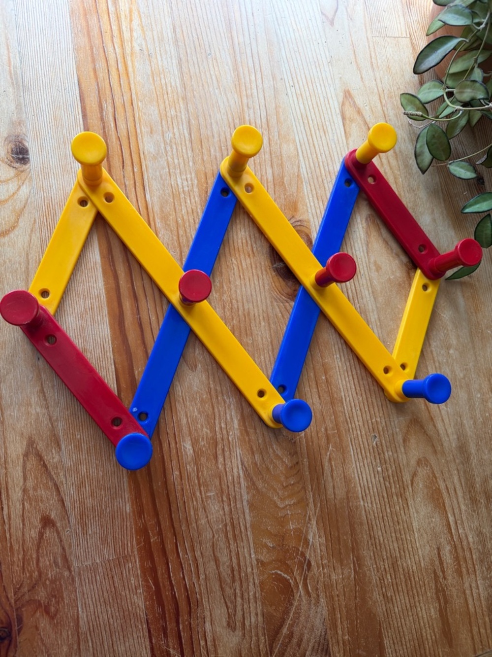Vintage Accordion Peg Holder